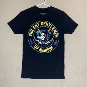 Violent Gentlemen T-Shirt Adult Extra Small Black Anaheim Gustavo Tee Hocky Mens